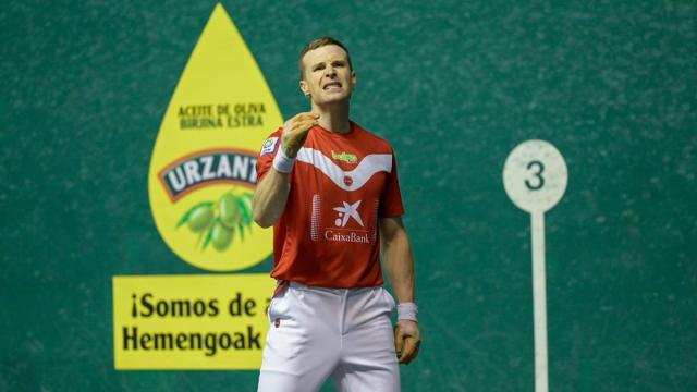 Iñaki Artola, finalista del Manomanista. / ARNAITZ RUBIO Iñaki Artola, finalista del Manomanista.