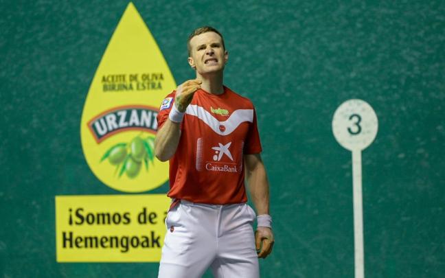 Iñaki Artola, finalista del Manomanista. / ARNAITZ RUBIO Iñaki Artola, finalista del Manomanista.