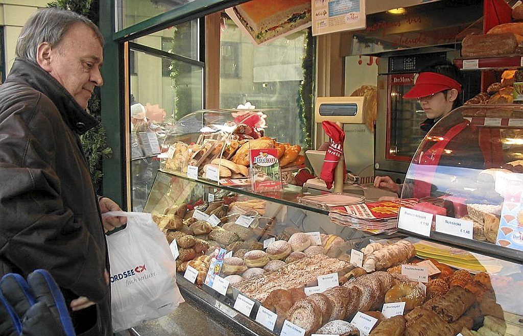 Cualquier momento es bueno para comer un croissant.
