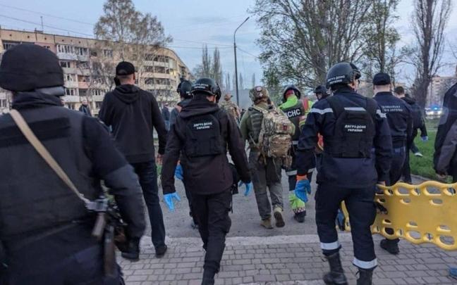 Ataque ruso contra la ciudad de Sumy