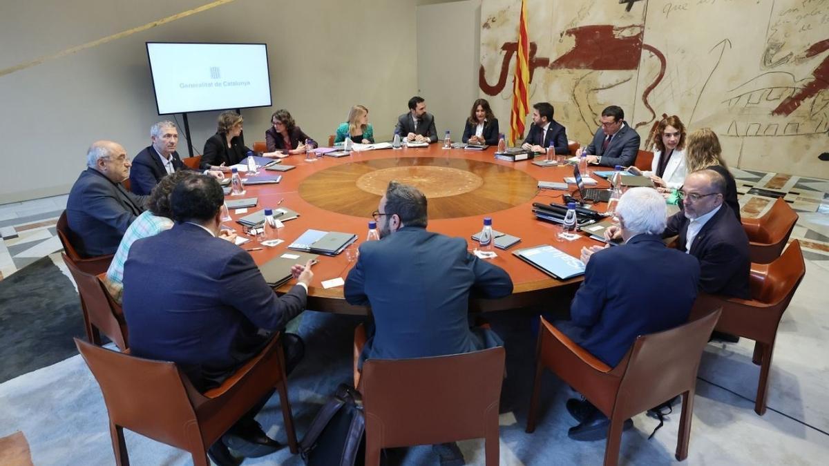 Reunión del Consell Executiu de la Generalitat.