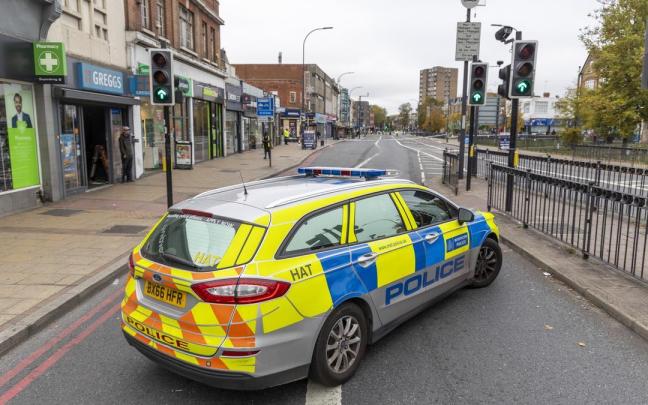 Imagen de archivo de un coche de policía británico.