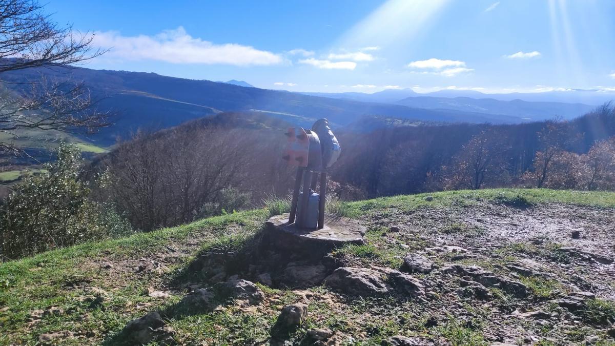 Detalle de la cima de Zalbizkar