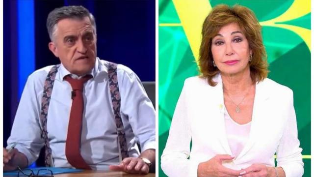 El Gran Wyoming y Ana Rosa Quintana, en imágenes de esta semana. / La Sexta / Telecinco El Gran Wyoming y Ana Rosa Quintana, en imágenes de esta semana.