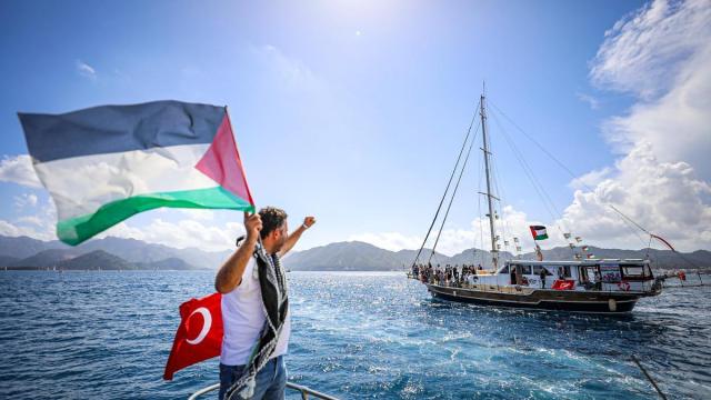 Una imagen de Global Sumud Flotilla.