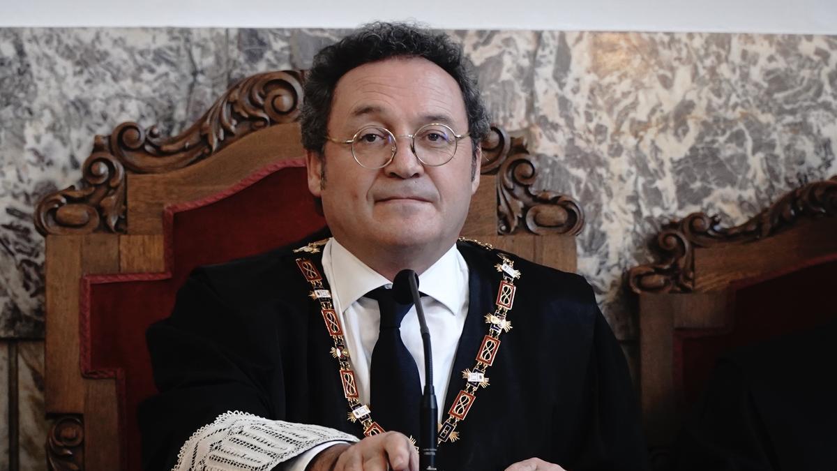 Álvaro García Ortiz, en uno de sus últimos actos como fiscal general del Estado