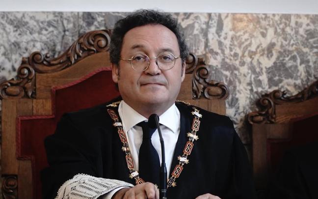 Álvaro García Ortiz, en uno de sus últimos actos como fiscal general del Estado