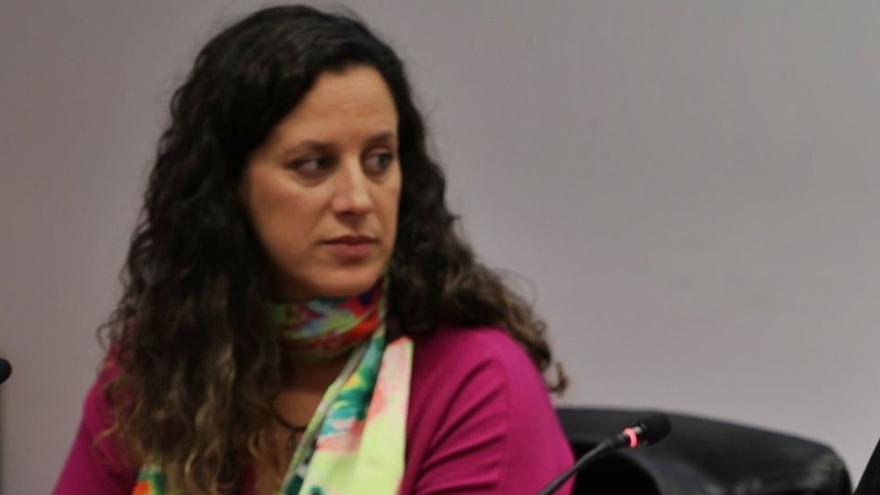 Izaskun Gamen, en una comparecencia parlamentaria.