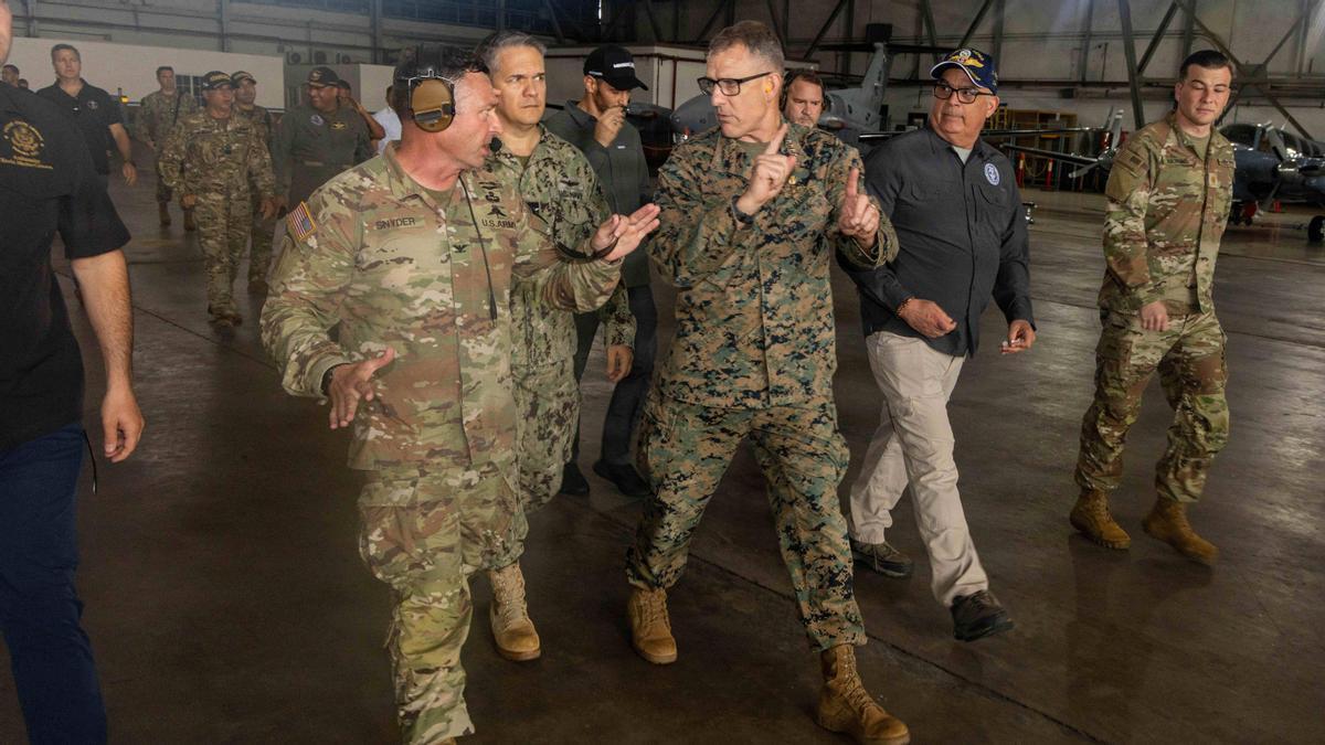 Imagen de archivo de altos cargos del Ejército de Estados Unidos.