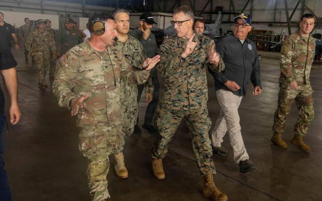 Imagen de archivo de altos cargos del Ejército de Estados Unidos.