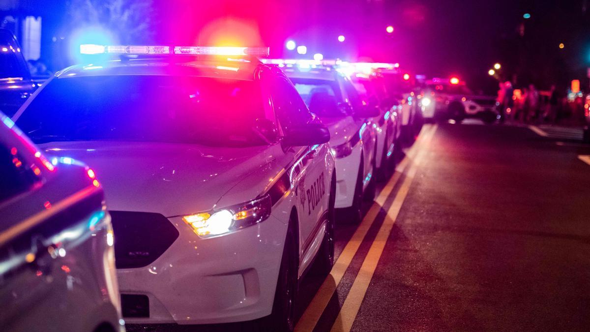 Vehículos de la Policía en Oklahoma en una imagen de archivo.