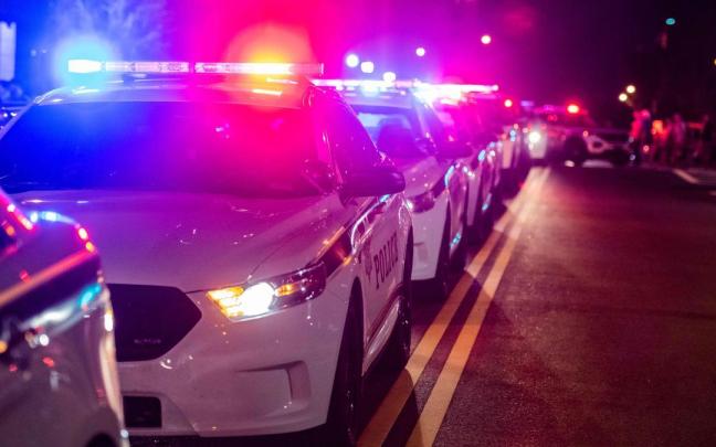 Vehículos de la Policía en Oklahoma en una imagen de archivo.