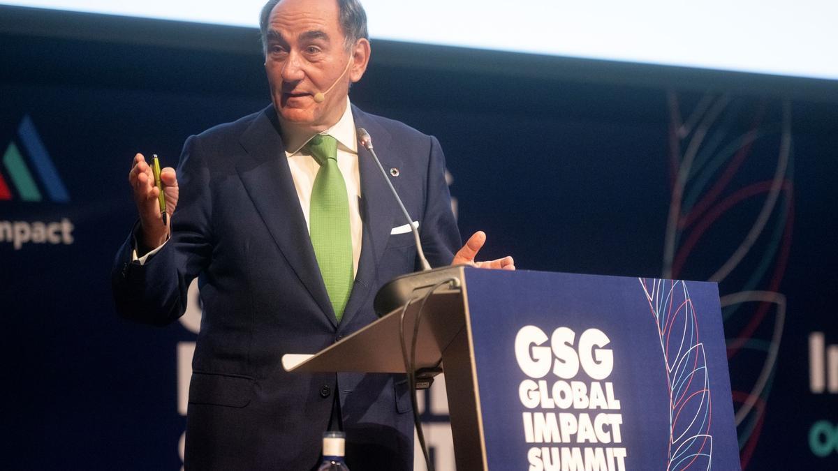 El presidente de Iberdrola, Ignacio Sánchez Galán