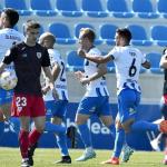 Los cachorros Gerenabarrena y Mendibe, cabizbajos tras el primer gol del Atlético Baleares