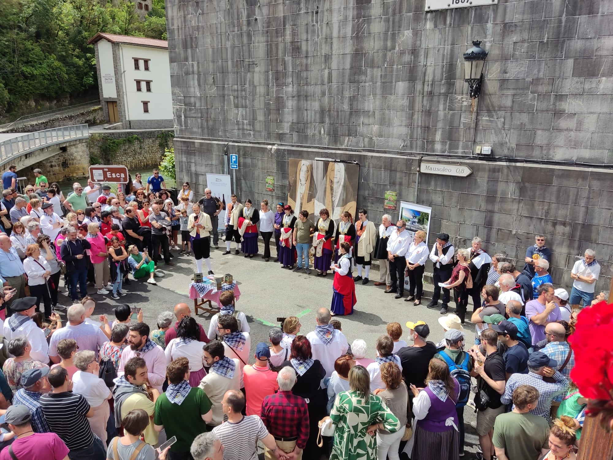 Celebración del Día del Queso Roncal del año pasado. Foto: cedida