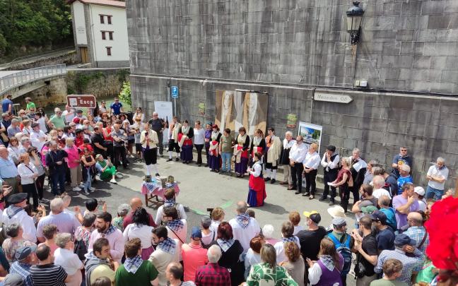 Celebración del Día del Queso Roncal del año pasado. Foto: cedida Celebración del Día del Queso Roncal del año pasado. Foto: cedida