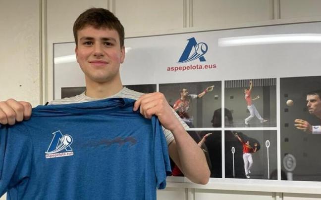 Arkaitz Gabirondo, en las oficinas de Aspe.