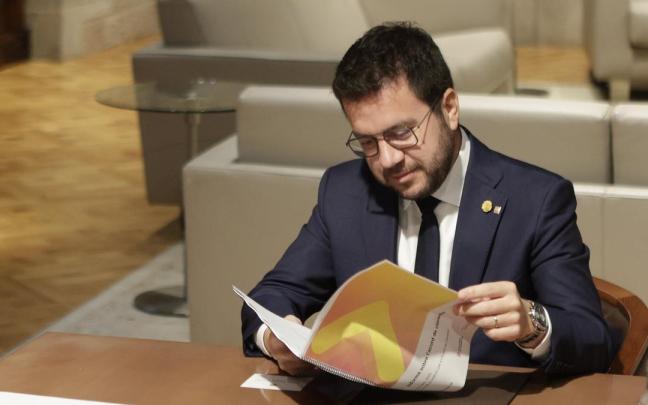 El presidente de la Generalitat, Pere Aragonès.