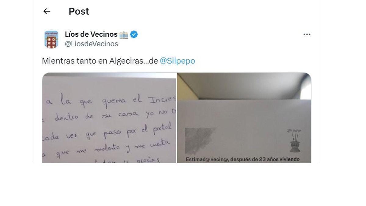 El comienzo del post con las notas.