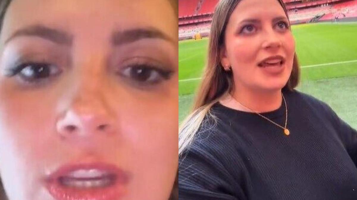 Cora en un vídeo de TikTok.