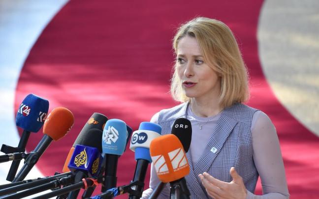 La alta representante de la Unión Europea para la Política Exterior, Kaja Kallas