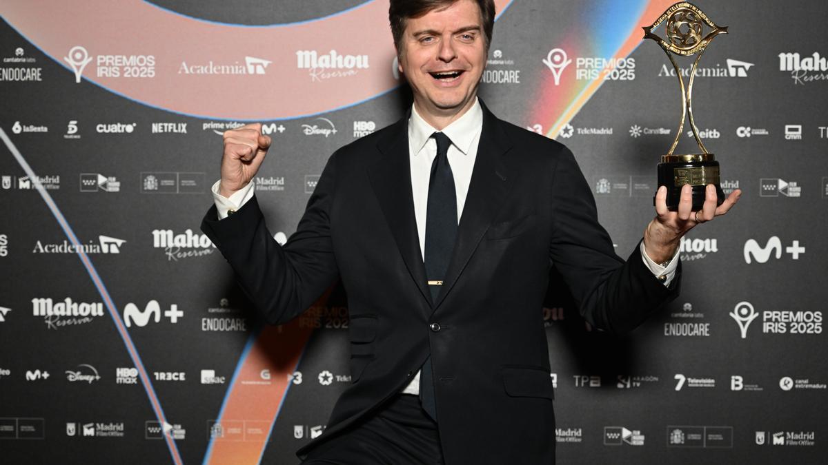 Marc Giró, en los Premios Iris.