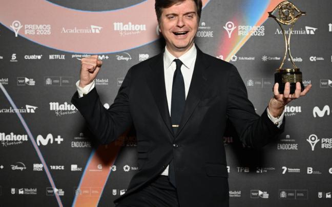 Marc Giró, en los Premios Iris.