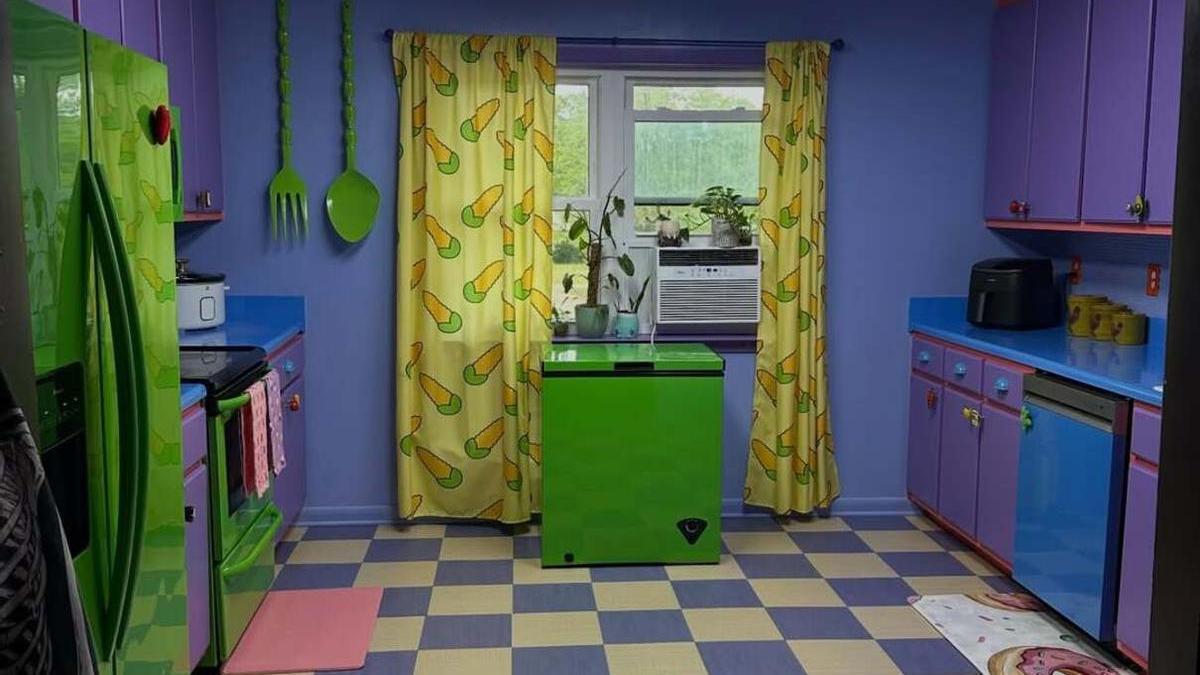 Imagen de la cocina basada en la cocina de 'Los Simpson'