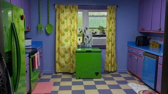 Imagen de la cocina basada en la cocina de 'Los Simpson'