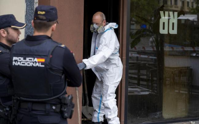 El incendió se desató en el restaurante italiano Burro Canaglia de Madrid.
