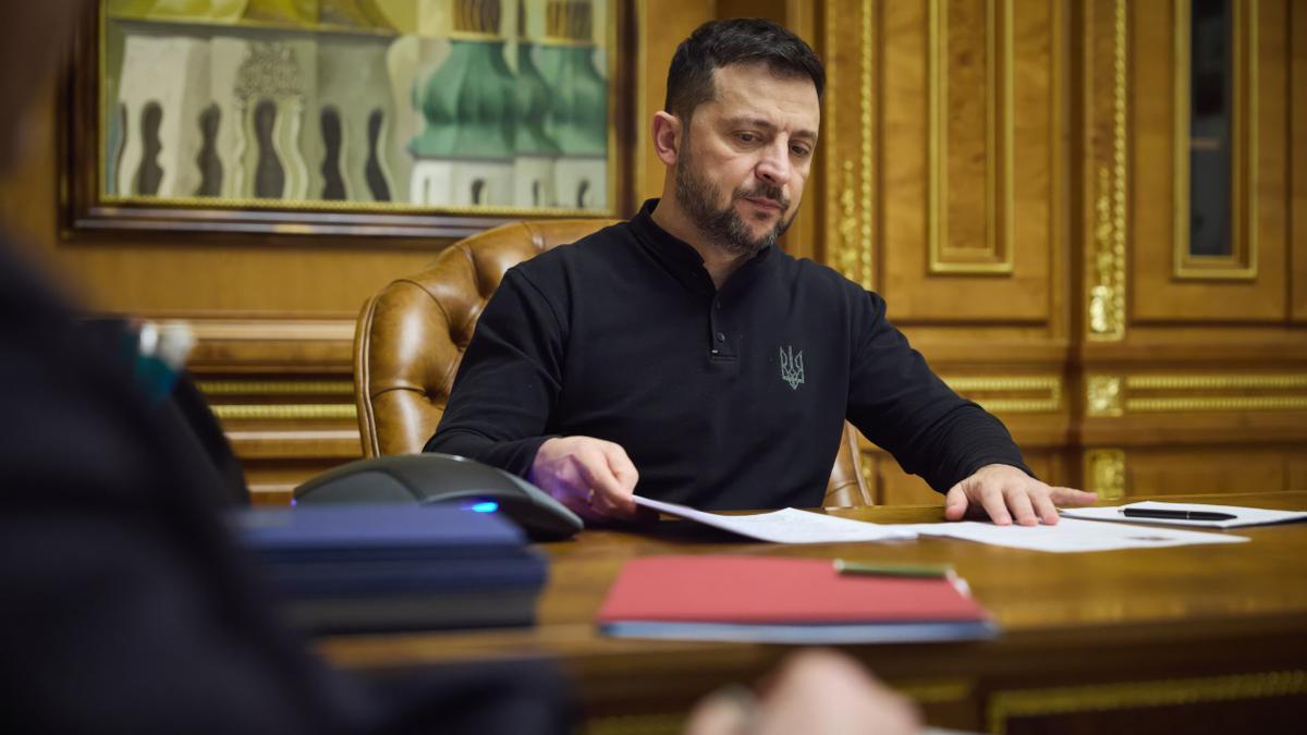 El presidente ucraniano, Volodimir Zelenski