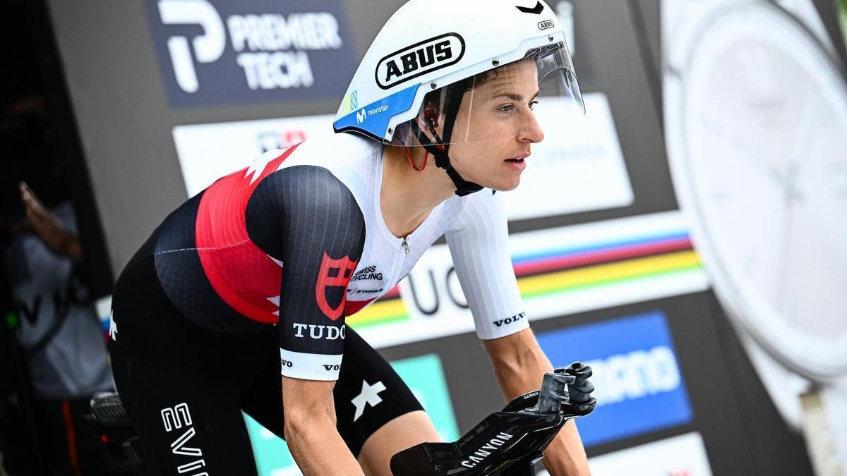 Marlene Reusser repite título en el Mundial contrarreloj de Canadá.