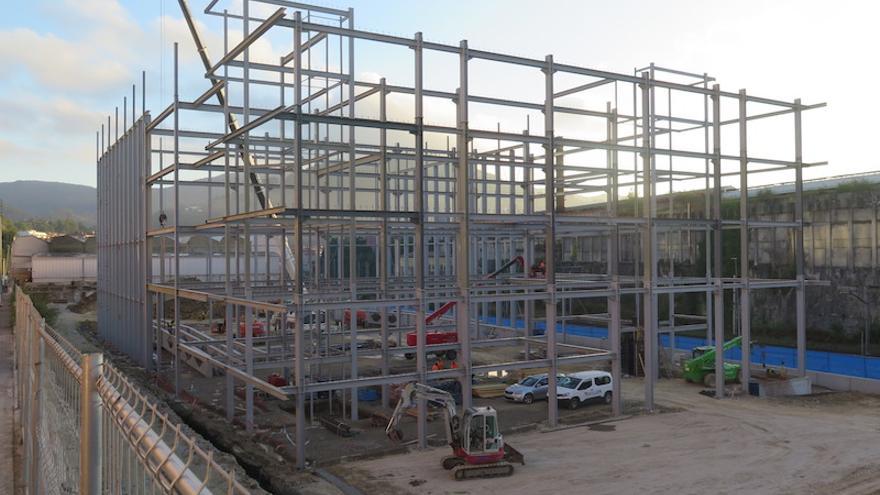 La obra del centro de innovación y talento de Smartlog.