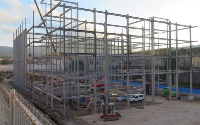 La obra del centro de innovación y talento de Smartlog.