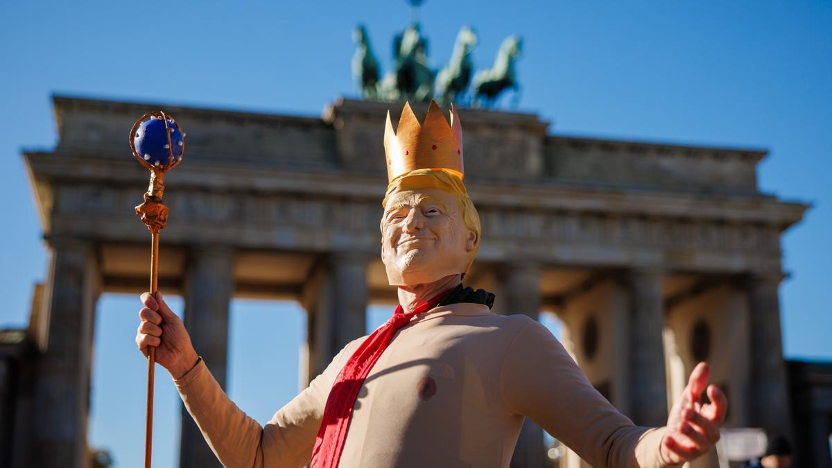 Protesta contra Trump en Berlín.