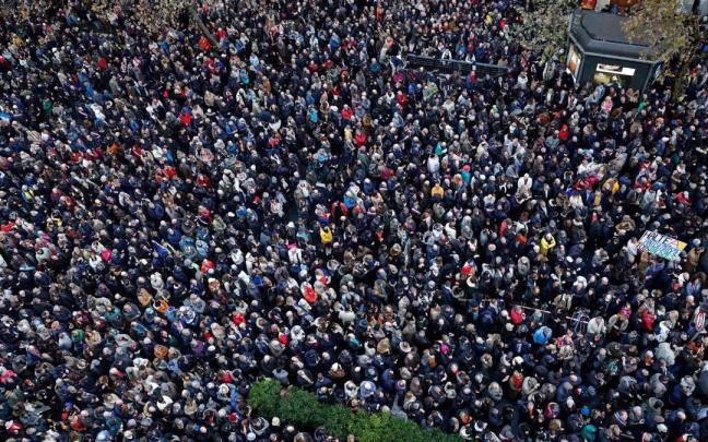 Imagen de archivo de una manifestación en Francia.