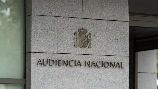 Imagen de la fachada de la Audiencia Nacional.
