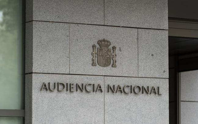 Imagen de la fachada de la Audiencia Nacional.