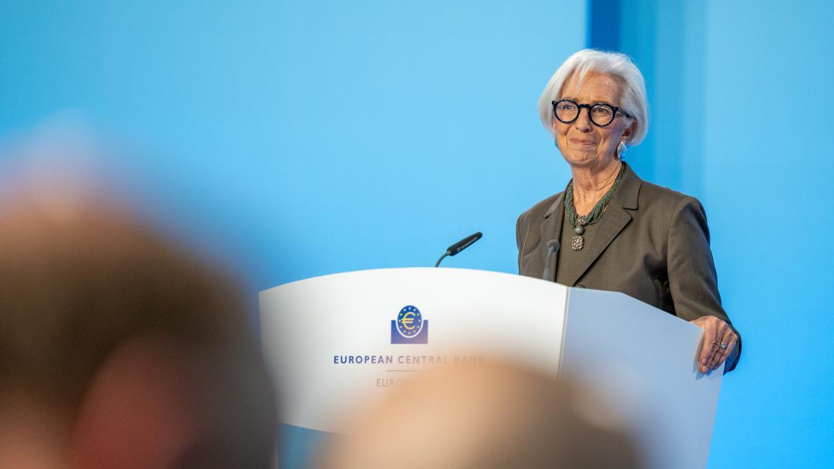 La presidenta del Banco Central Europeo (BCE), Christine Lagarde