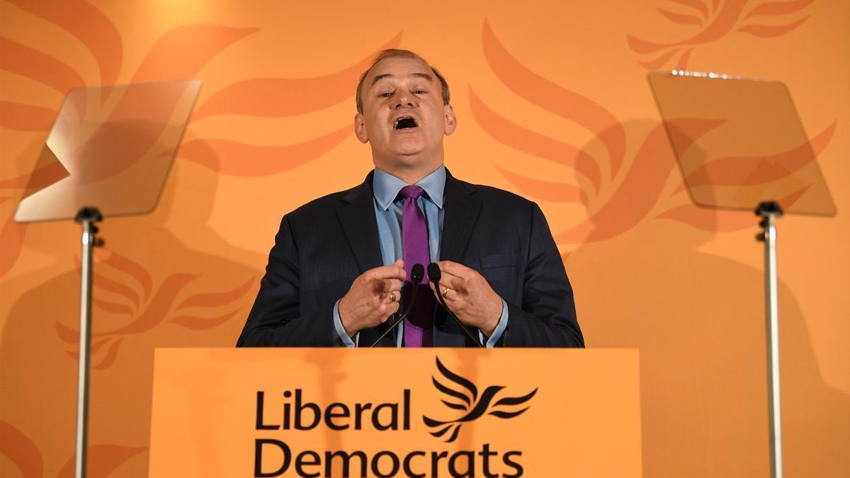 El líder del Partido Liberal Demócrata británico, Ed Davey, en una foto de archivo.