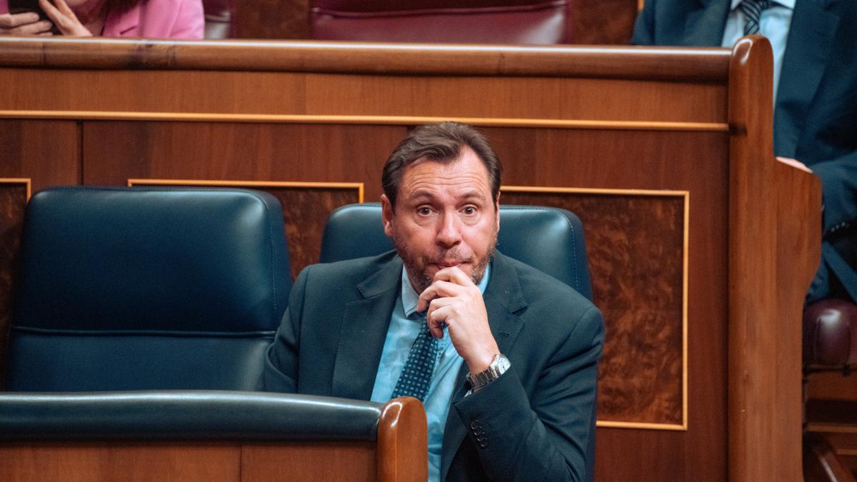 El ministro de Transportes y Movilidad Sostenible, Óscar Puente