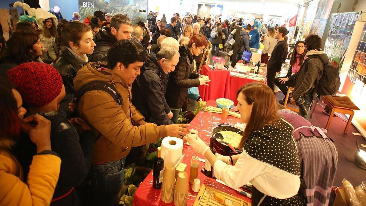 Asistentes a Navartur el pasado viernes 24 de febrero.