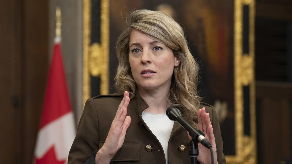 La ministra de Asuntos Exteriores canadiense, Mélanie Joly, en una foto de archivo.