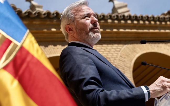 El presidente del Gobierno de Aragón en funciones, Jorge Azcón.