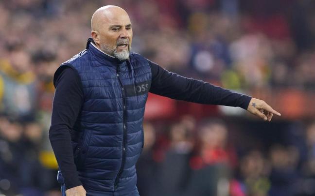 El entrenador Jorge Sampaoli.