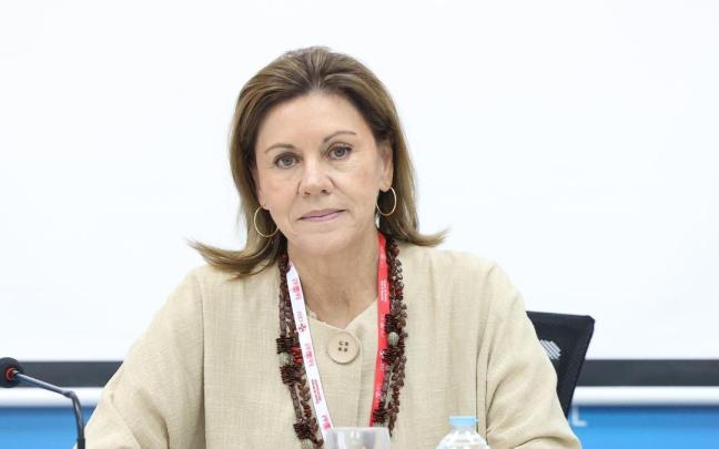 La exministra de Defensa, María Dolores de Cospedal
