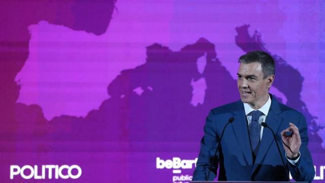 El presidente del Gobierno español, Pedro Sánchez, interviene durante el European Pulse Forum 2026.