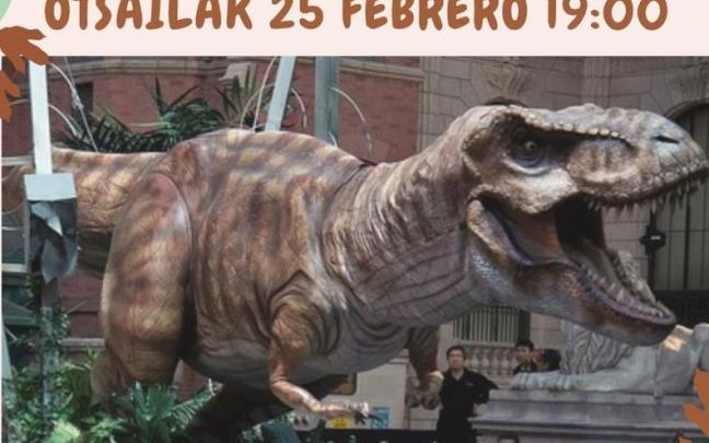 Urduliz camina entre dinosaurios en un Carnaval al estilo ‘Parque Jurásico’ Urduliz camina entre dinosaurios en un Carnaval al estilo ‘Parque Jurásico’
