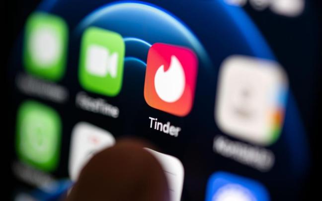 Aplicación Tinder.