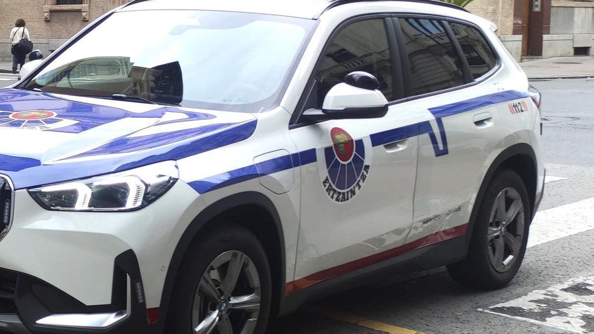 Un vehículo de la Ertzaintza.